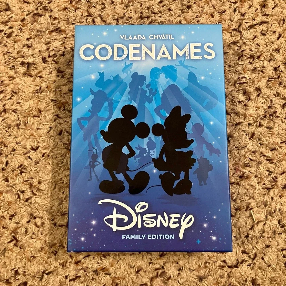 Codenames Disney Family Edition Board Game USAopoly Open Box Unpunched‎ Complete